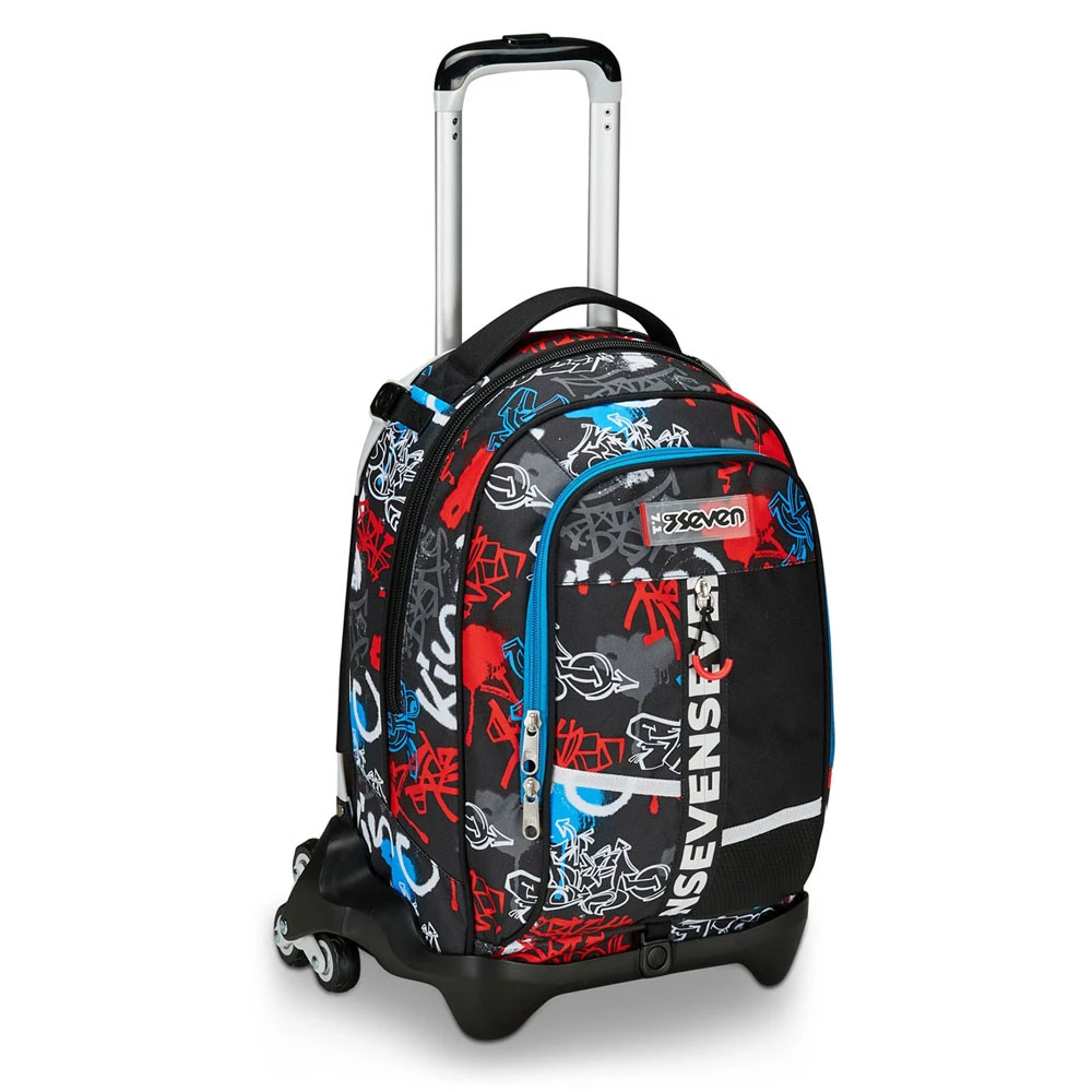 Trolley Seven 3 Ruote Half Street Zaino Scuola 34lt